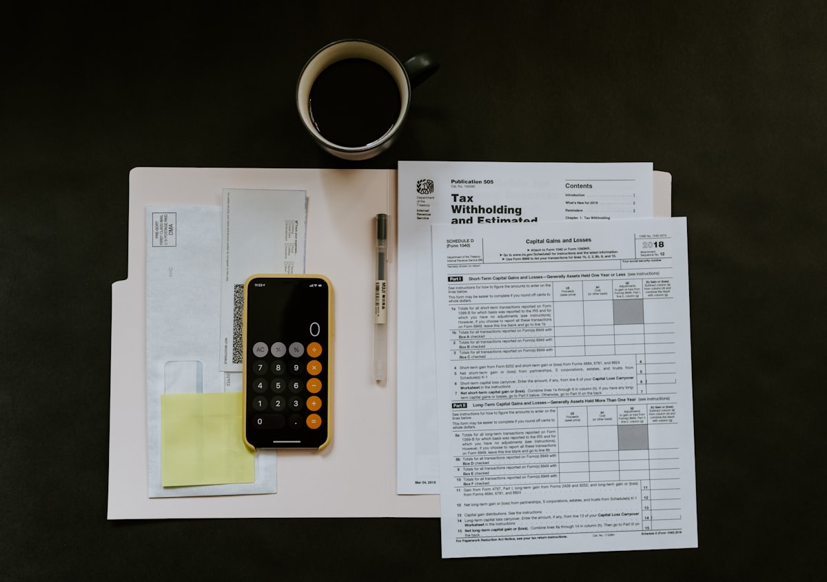 Car sales receipt and tax form